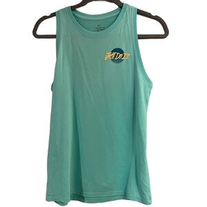 Nike Teal Green Dri Fit Womens Tank size Small Just Do It